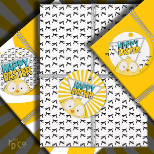 Fun Chicken Run in the Sun! Wrapping Paper Sheet