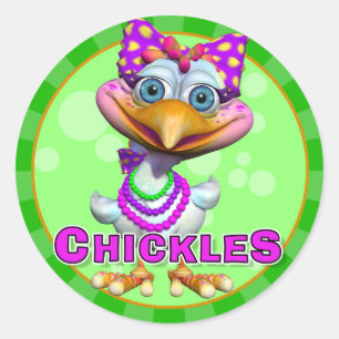 Fun Chickles Stickers