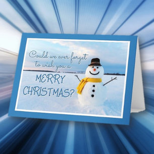 Fun! Christmas cheer Greeting card
