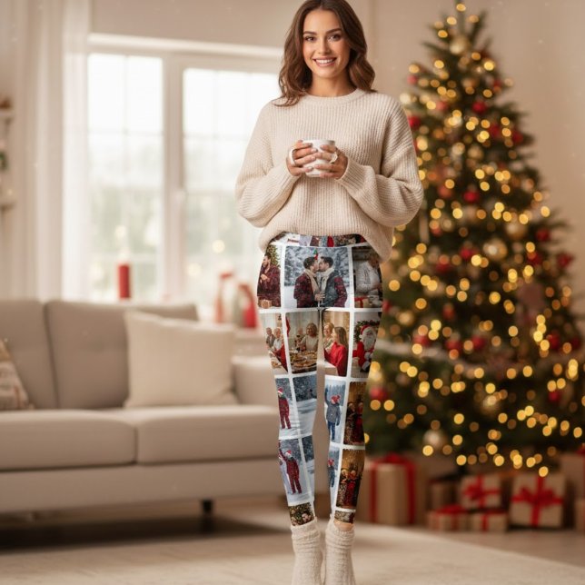 Fun Christmas Collage Leggings (Creator Uploaded)