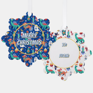 Fun Christmas Dinosaur Dog Parrot Avocado Cactus Tree Decoration Card