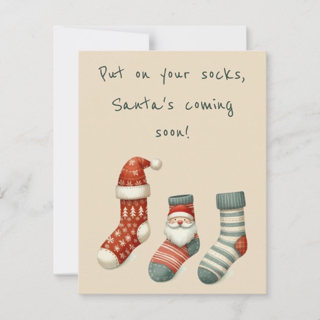 Fun Christmas Greeting Card (Front)