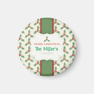 FUN! Christmas Magnet - Personalised -Add Name