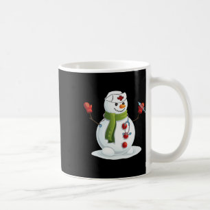 Fun Christmas Nurse Snow-man Nursing Rn Registered Coffee Mug