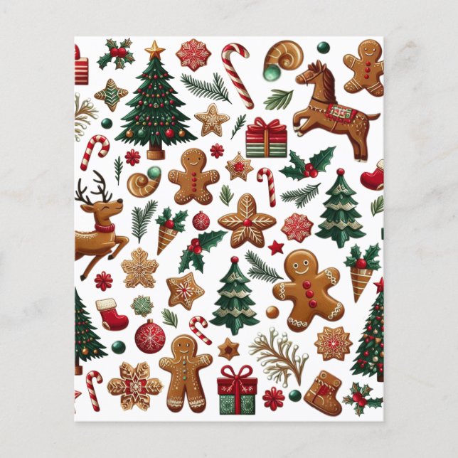 Fun Christmas Paper Sheet (Front)