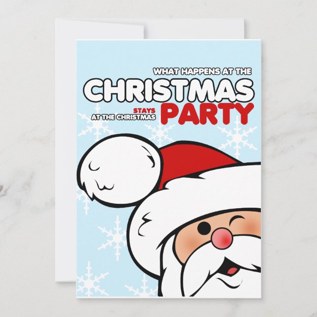 Fun Christmas Party Invitations (Front)