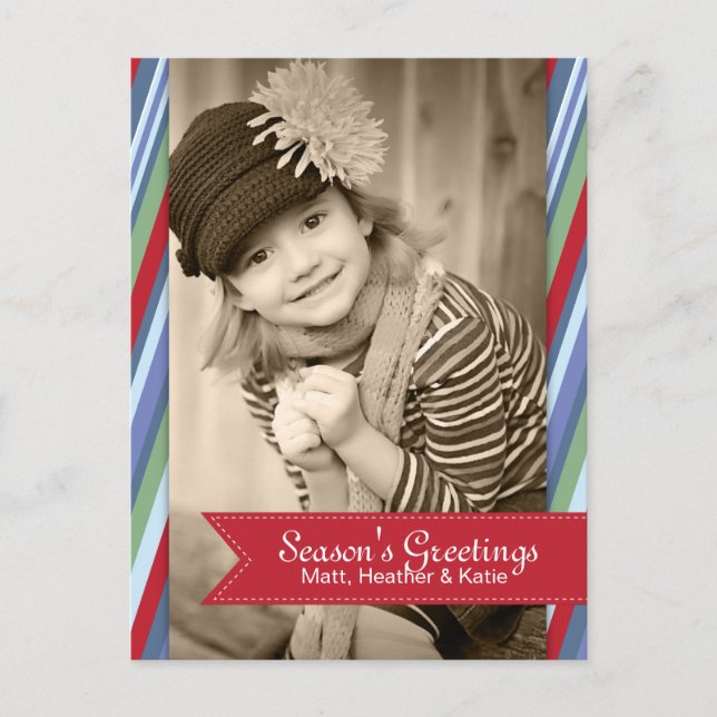 Fun Christmas Photo Postcards (Front)