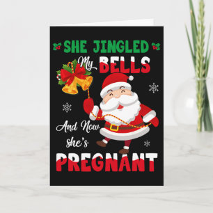 Fun Christmas Pregnancy Announcement New Dad Mum 1