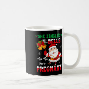 Fun Christmas Pregnancy Announcement New Dad Mum 1 Coffee Mug