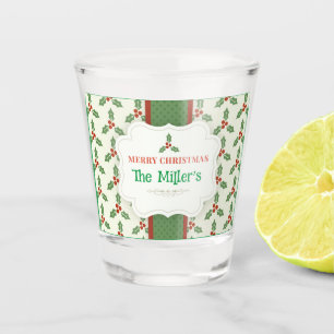 FUN! Christmas Shot Glass - Personalised -Add Name