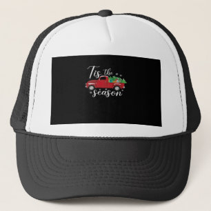 Fun Christmas Tis The Season Holiday Trucker Hat