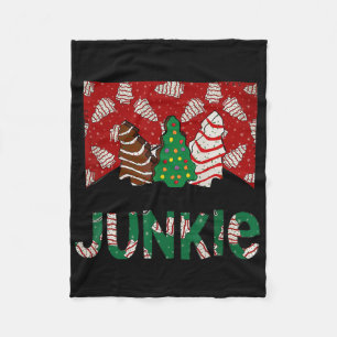 Fun Christmas Tree Cake Junkie Tis The Season West Fleece Blanket