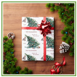 Fun Christmas Tree Dangling Cat Photo Wrapping Paper<br><div class="desc">This is a special and fun holiday wrapping paper - -- all was almost well and then -- enter the cat and The Tree. If you need assistance or have any design questions just send a chat or an email to charmdesignstudio@rcn.com and we'll be glad to help.</div>