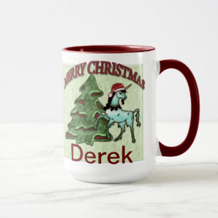 Fun Christmas Unicorn Coffee Mug