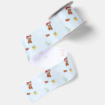 Fun Christmas Watercolor reindeer xmas Party Kid