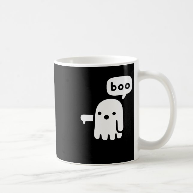 Fun Chunky Ghost Of Disapproval Boo Halloween  Coffee Mug (Right)