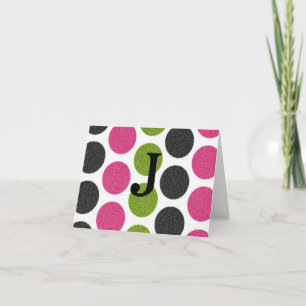 FUN CIRCLE INITIAL THANK YOU NOTES