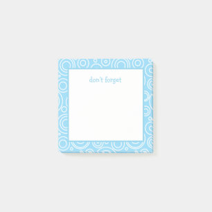 Fun Circle Pattern Post-it Notes