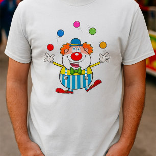 Fun Circus Clown Juggling Balls T-Shirt