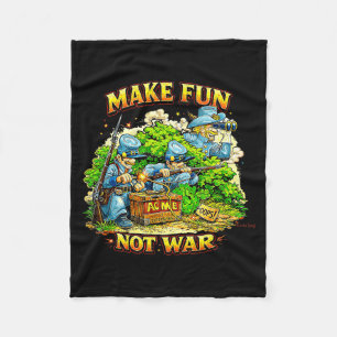 Fun Civil War Gift Fleece Blanket
