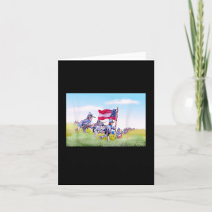 Fun Civil War Picketts Charge Card