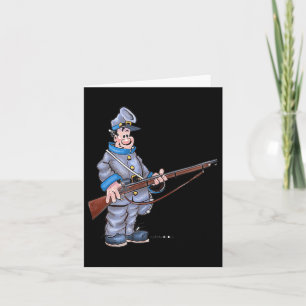 Fun Civil War Soldier  Card