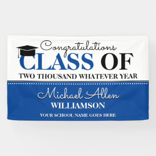 Fun Class Year Congratulations Graduate Banner
