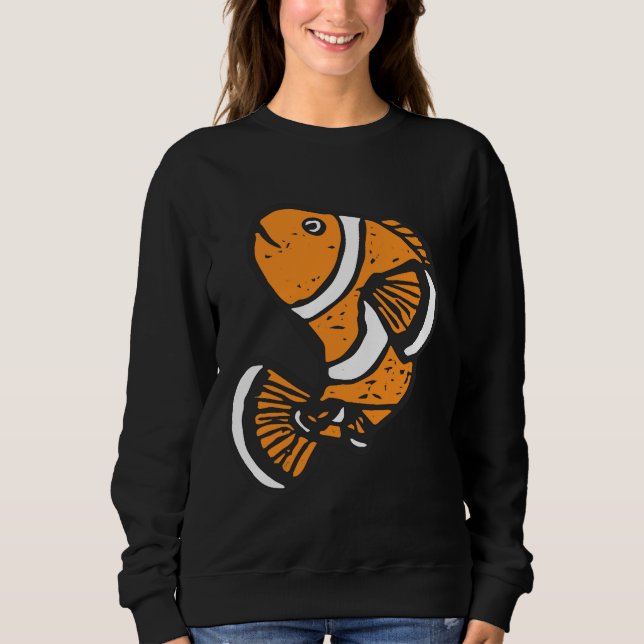Fun Clown Fish Sweatshirt (Front)