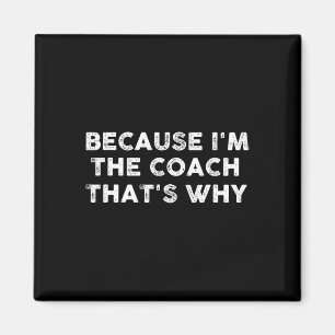 Fun Coach Sports Football Basketball Soccer Hockey Magnet