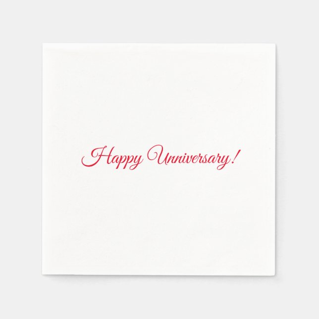 Fun cocktail napkin to celebrate every day (Front)