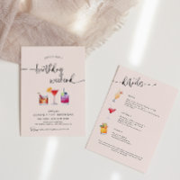 Fun Cocktails Birthday Weekend Itinerary