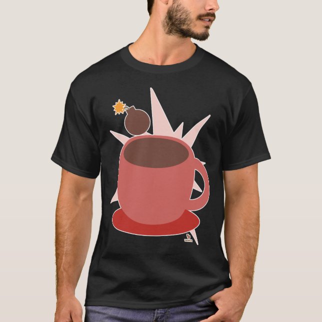  Fun Cocoa Bomb Hot Chocolate Art  T-Shirt (Front)