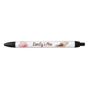 Fun Coffee Break Name Black Ink Pen