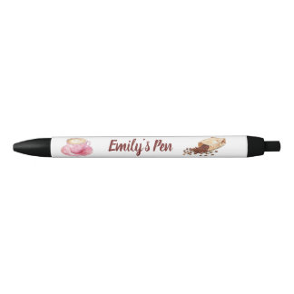 Fun Coffee Break Name Black Ink Pen
