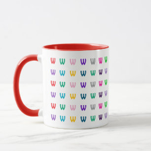 Fun Colored Personalized Monogram or Age for Kids Mug