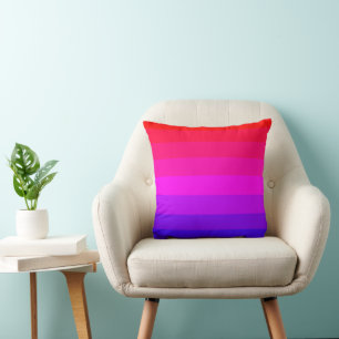 Fun Colorful Ombre Gradient  Cushion