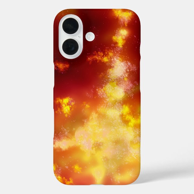 Fun & Colorful Universe iPhone 16 Clip Case (Back)