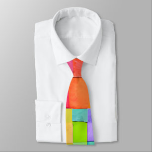Fun Colourful Art Teacher Artist Painter Mod Cool Tie
