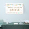 Fun Colourful Bunting Flags Happy Birthday Name