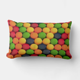 Fun Colourful Candy Pattern Lumbar Cushion
