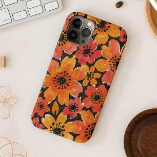 Fun Colourful Delicate Watercolor Flowers iPhone 11 Pro Max Case