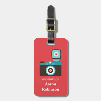 Fun Colourful Diana Lomo Camera Photographer Luggage Tag
