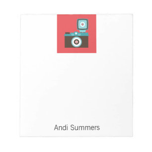 Fun Colourful Diana Lomo Camera Photographer Notepad