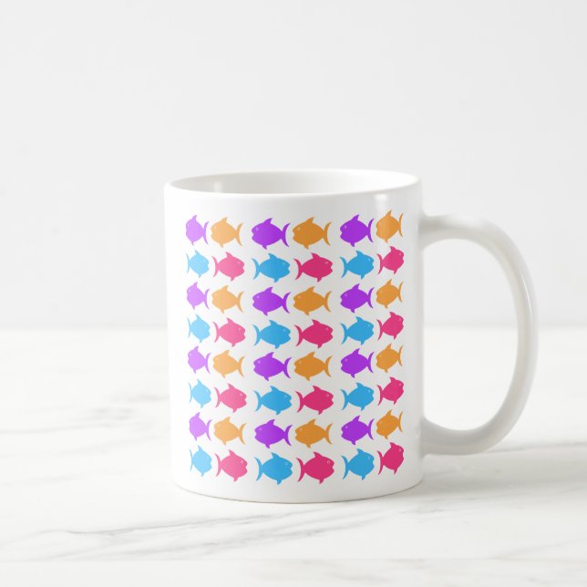 Fun Colourful Fish Theme Coffee Mugs (Right)