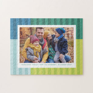 Fun colourful frame one photo horizontal jigsaw puzzle