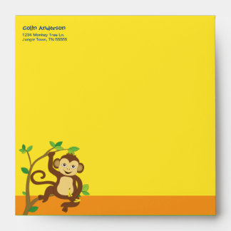 Fun Colourful Little Monkey Envelope
