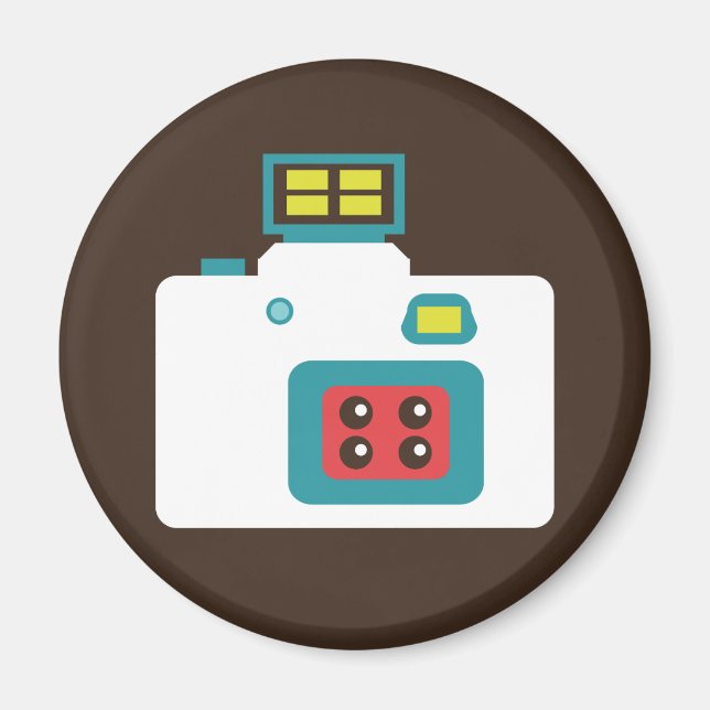 Fun Colourful Lomo Action S Camera Photographer Magnet (Front)