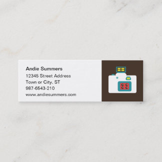 Fun Colourful Lomo Action S Camera Photographer Mini Business Card