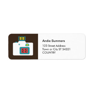Fun Colourful Lomo Action S Camera Photographer Return Address Label