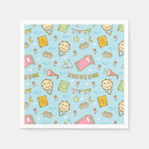 Fun Colourful Ramadan & Eid Party Napkin